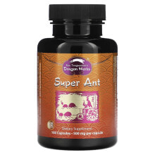 Растительные экстракты и настойки драгон Хербс, Super Ant, 500 мг, 100 капсул