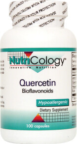 Антиоксиданты NutriCology Quercetin Bioflavonoids Биофлавоноиды кверцетина - Гипоаллергенная пищевая добавка 100 вегетарианских капсулы