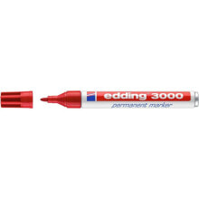 Маркеры eDDING 3000 - Red - Bullet tip - Blue - Red - White - Aluminium - 1.5 mm - 3 mm
