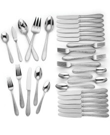 Lenox haveson 65-Pc. 18/10 Stainless Steel Flatware Set, Service for 12, Created for Macy’s