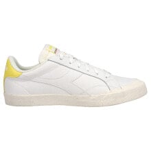 Diadora Melody Leather Dirty Lace Up Sneaker Mens White Sneakers Casual Shoes 17 купить онлайн