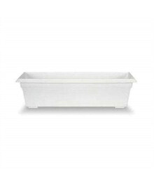 Novelty (#16242) Countryside Flower Box Planter, White - 24