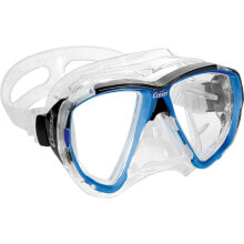 Masks and snorkels for scuba diving