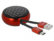 Компьютерные разъемы и переходники DeLOCK 85819 USB кабель 0,92 m 2.0 USB A USB C Черный, Красный
