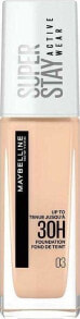 Maybelline Super Stay Active Wear No. 03 True Ivory Суперстойкий тональный крем не забывающий поры 30 мл