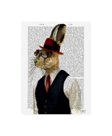 Trademark Global fab Funky Horatio Hare in Waistcoat Canvas Art - 36.5