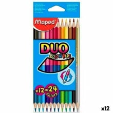 Купить детские товары для рисования MAPED: Цветные карандаши MAPED Duo Color' Peps Multicolour 12 штук двусторонние 12 предметов