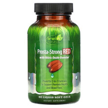Витамины и БАДы Ирвин Натуралс, Prosta-Strong RED, 80 мягких капсул с жидкостью