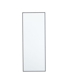 Contemporary Wood Wall Mirror, 40