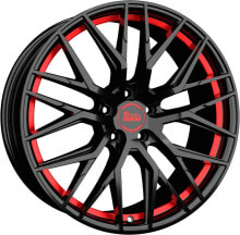 Колесный диск литой MAM RS4 black painted red inside 8x18 ET45 - LK5/112 ML72.6