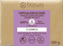 Barwa Hypoallergenic Traditional Soap  Гипоаллергенное мыло с экстрактом лакрицы 100 г