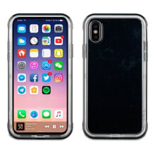 MUVIT Cristal Bump Case iPhone XS/X And tempered glass screen protector