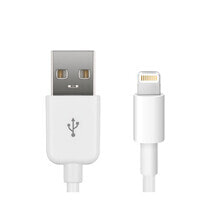 Charging cables, computer connectors and adapters lIGHTNING0.5 - 0.5 m - Lightning - USB A - White
