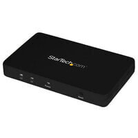 StarTech.com 4K HDMI 2-Port Video Splitter – 1x2 HDMI Splitter w/ Solid Aluminum Housing – 4K 30Hz - HDMI - 4096 x 2160 pixels - Black - Aluminium - 1280 x 720 (HD 720) - 1920 x 1080 (HD 1080) - 1920 x 1200 (WUXGA) - 2560 x 1600 (WQXGA) - 720p - 1080p - 2