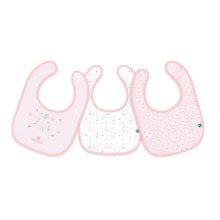 KIKKABOO Set Of 3 Baberos De Rizo Hippo Dreams