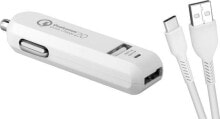 Автомобильные зарядные устройства и адаптеры для мобильных телефонов Ładowarka Avacom CarMAX 2 2x USB-A 2 A (NACL-QC2XC-WW)
