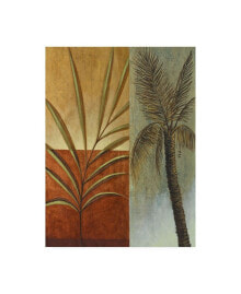Trademark Global pablo Esteban Palm Trees with Fronds Canvas Art - 36.5