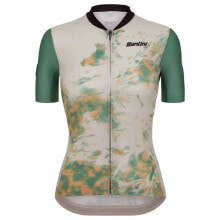 SANTINI Marble Slim Fit Short Sleeve Jersey