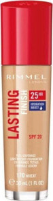 Rimmel Lasting Finish Foundation Spf20 No.170 Wheat Стойкий увлажняющий тональный крем для всех типов кожи 30 мл