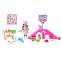 Купить куклы и пупсы для девочек Barbie: BARBIE Chelsea Skate Park Doll