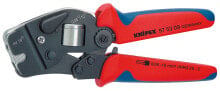 Инструменты для работы с кабелем Инструмент для опрессовки контактных гильз самонастраивающийся с торцевой установкой Knipex 97 53 09