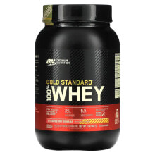Сывороточный протеин Optimum Nutrition, Gold Standard 100% Whey, Strawberry Banana, 2 lb (907 g)