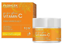 Feuchtigkeitsspendende Gesichtscreme mit Vitamin C - Floslek Go For Glow Witamin C