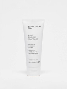 Revolution Man – 2-in-1 Blemish Clay Mask – Tonerdemaske für Herren