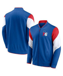 Men's Branded Royal Philadelphia 76Ers League Best Performance Full-Zip Jacket