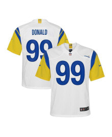 Youth Boys Aaron Donald White Los Angeles Rams Alternate Game Jersey