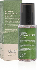 Feuchtigkeitsspendendes Gesichtsserum mit Grüntee-Extrakt - Benton Deep Green Tea Serum