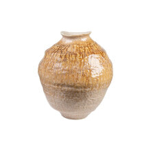 Vase Romimex Beige Mustard Porcelain 37 x 46 x 40 cm