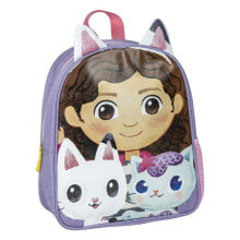 Купить школьные рюкзаки и ранцы Gabby's Dollhouse: Школьный рюкзак Gabby's Dollhouse Лиловый 25 x 30 x 10 cm
