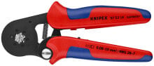 Инструменты для работы с кабелем пресс-клещи для контактных гильз самонастраивающиеся с боковой установкой Knipex 97 53 14 KN-975314