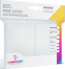Gamegenic Gamegenic: Prime CCG Sleeves (66x91 mm) - White, 100 sztuk