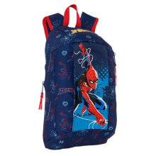 SAFTA Mini Spider-Man Neon Backpack