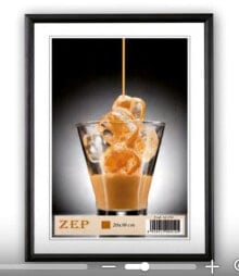 Zep Basic - Aluminium - Black - 30 x 40 cm - Rectangular