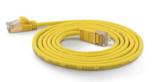 Кабели и разъемы для аудио- и видеотехники wantec 7177 сетевой кабель 5 m Cat7 S/FTP (S-STP) Желтый