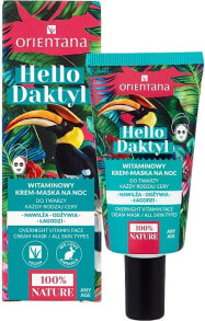 Gesichtscreme-Maske für die Nacht - Orientana Hello Daktyl Overnight Vitamin Face Cream-Mask