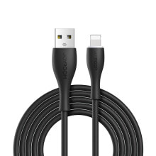 Купить компьютерные кабели и коннекторы joyroom: Kabel przewód TPE do iPhone USB-A - Lightning 3A 2m czarny