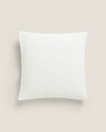 Plain linen cushion cover