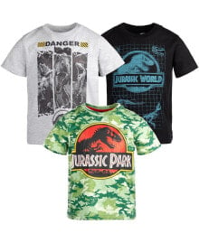 Купить детские футболки и майки для мальчиков Jurassic Park: Toddler Boys 3 Pack T-Shirts to