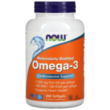 Omega-3, 2,000 mg, 100 Softgels (180 EPA / 120 DHA per Softgel )