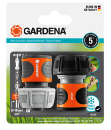 Gardena 18275-20 - Hose connector - Black - Orange