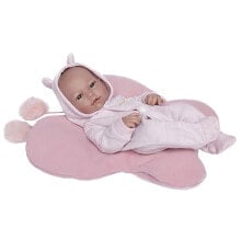 MUÑECAS GUCA Newborn Inma With Pink Pajamas 36 Cm Guca