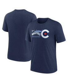 Nike men's Navy Chicago Cubs City Connect Tri-Blend T-shirt