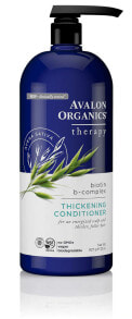 Средства для ухода за волосами Avalon Organics Biotin-B-Complex Thickening Conditioner Биотиновый кондиционер для более уплотнения и придания густоты волосам 900 г