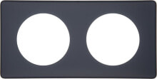 Умные розетки, выключатели и рамки legrand Frame Celiane 2-fold slate 066732