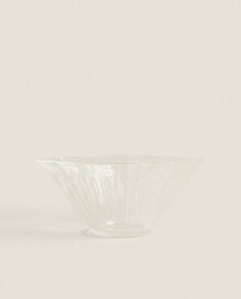 Flower borosilicate bowl