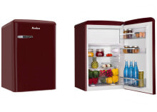 Холодильники Amica KS15611R холодильник с морозильной камерой Отдельно стоящий Красный A++